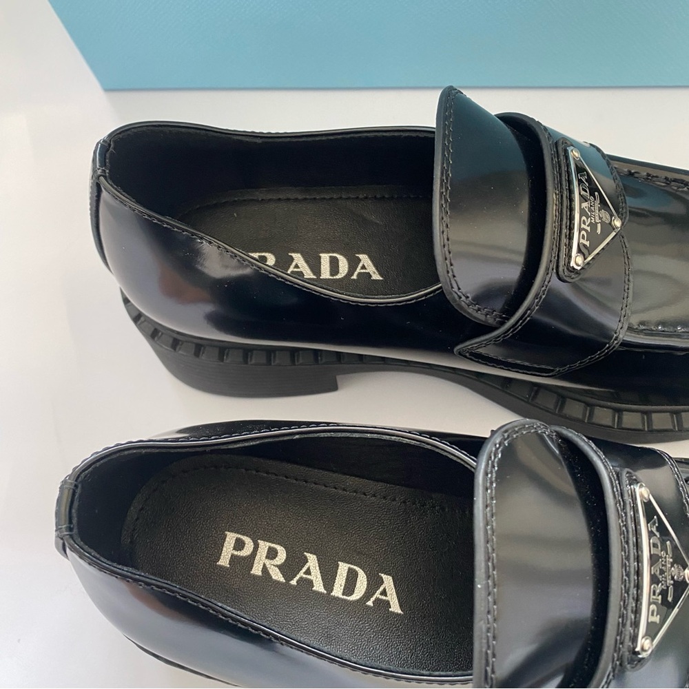 Prada Black Loafers - Picture 3 of 5